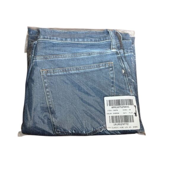 J CREW Factory Classic wide-leg jean in all-day stretch - Picture 4 of 5